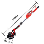 VEVOR Electric Drywall Sander 850W With LED Strip Light, Vacuum Bag And Telescope Handle