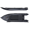2 Person Inflatable Fishing Kayak PVC Boat, 130 in x 43 in x 11.8 in - Aluminum Alloy Seats