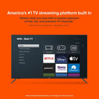 onn. 50 inch Class 4K UHD LED Roku Smart TV - 2160p