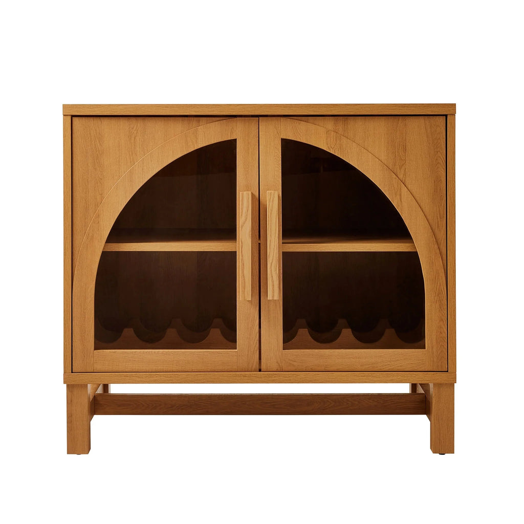 Better Homes & Gardens Juliet Arch Door Kitchen Cabinet, Rich Black, 36 W x 20 D x 32 H - BHS336249972035 / BHS536249972003