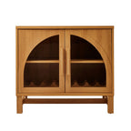 Better Homes & Gardens Juliet Arch Door Kitchen Cabinet, Rich Black, 36 W x 20 D x 32 H - BHS336249972035 / BHS536249972003