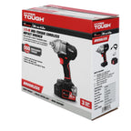 Hyper Tough 20V Brushless Cordless 1/2 in Impact Wrench, Up to 550 ft-lbs Torque, 4 Ah Lithium-Ion Battery Included