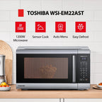 Toshiba Microwave Oven 2.2 Cu. Ft. 24.4 in Stainless Steel - WSI-EM22AST
