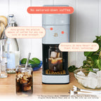 Beautiful Perfect Grind Programmable Single-Serve Brewer, Cornflower Blue