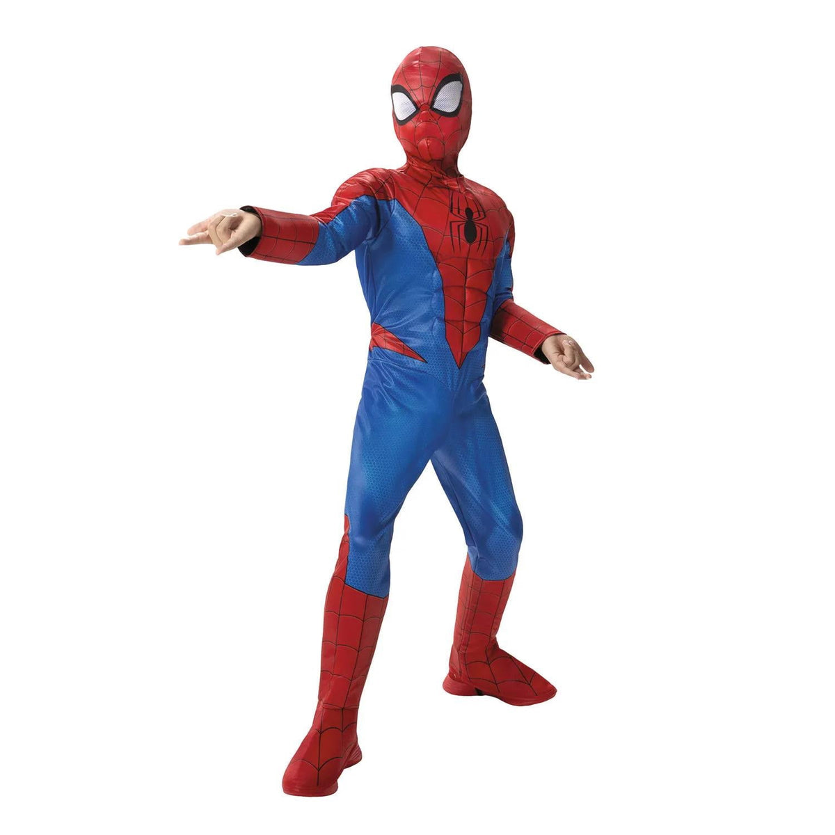 Boys' Marvel Avengers Spider-Man Qualux Costume by Jazwares - Size Small