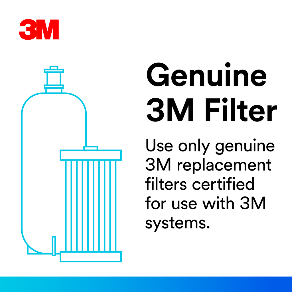 Filtrete Advanced Under Sink Quick Change Water Filtration Filter, 3US-PF01