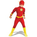 DC Comics The Flash Deluxe Muscle Chest Costume for Toddlers by Rubies, Boys 2T-4T