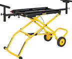 DEWALT Rolling Miter Saw Stand With Wheels, Yellow - DWX726