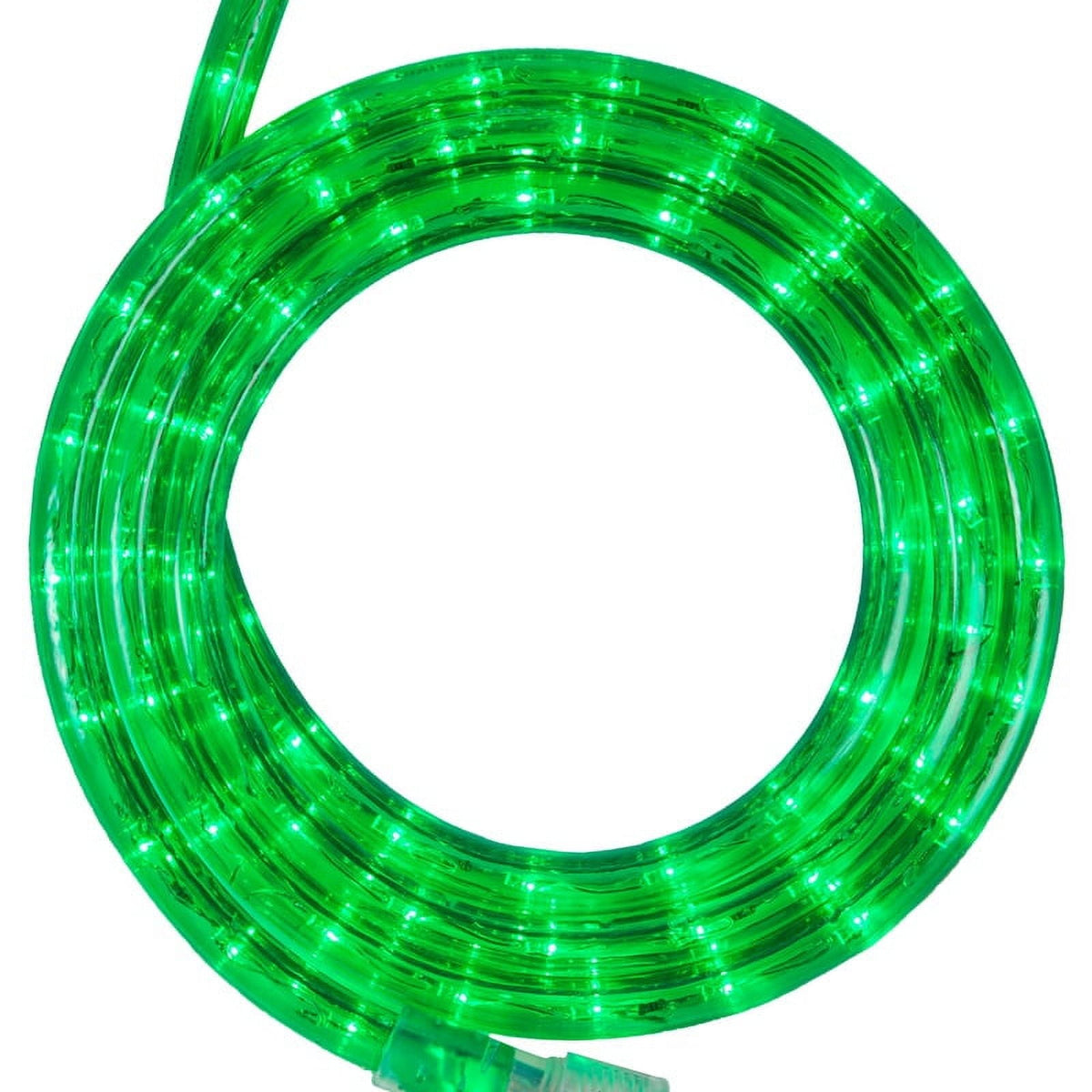 18 ft. LED Warm White Rope Light Kit, 216 Lights, Connectable Ready-to-Install Christmas Decorative Party Lighting, Mounting Clips Included