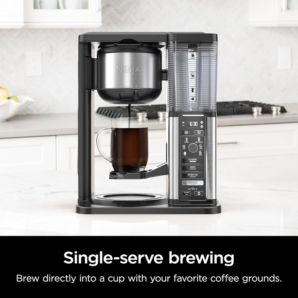 Ninja Hot & Iced XL Coffee Maker, 12-Cup Carafe, Black - CM371