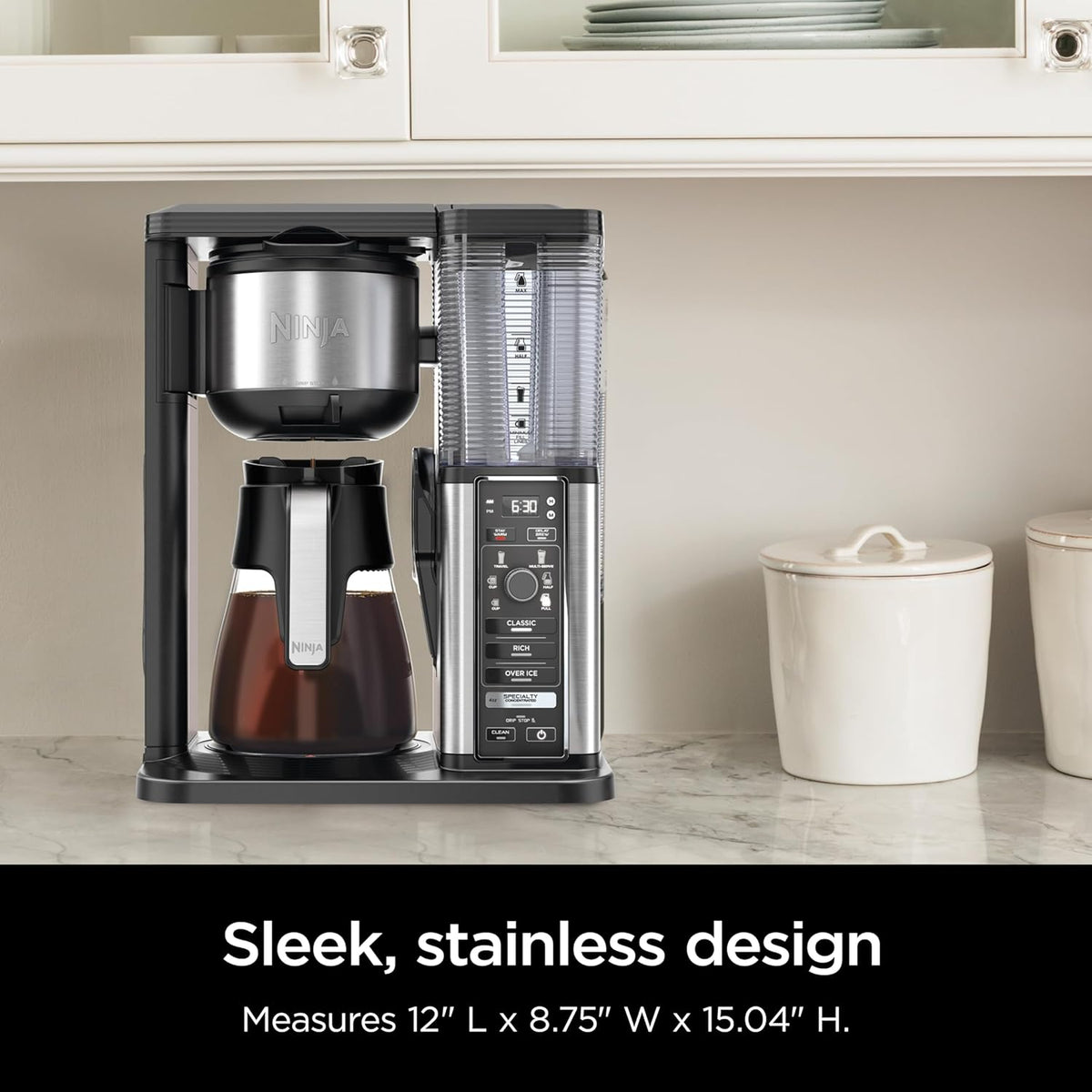 Ninja Hot & Iced XL Coffee Maker, 12-Cup Carafe, Black - CM371