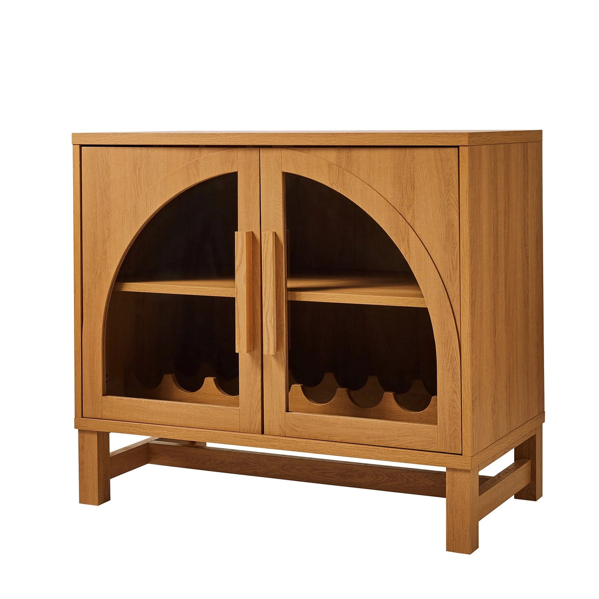 Better Homes & Gardens Juliet Arch Door Kitchen Cabinet, Rich Black, 36 W x 20 D x 32 H - BHS336249972035 / BHS536249972003