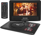 11.5" Portable DVD Player with 9.5" Swivel Screen for car and kids，Car Travel Essential
