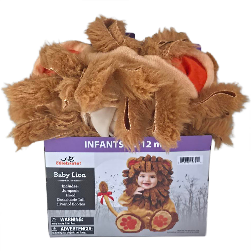Baby Lion Halloween Costume for Infants, Size 6-12M, by Way to Celebrate