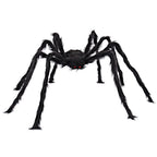 Joyfy 5 ft Scary Giant Spider Halloween Decorations Outdoor, Poseable Spider Lifelike Hairy Prop for Yard, Haunted House, Tree or Porch Party Decorations