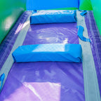 Commercial Grade Inflatable Water Slide Bounce House With Pool, Blower, 24.5 ft x 9 ft x 16 ft - Purple/Green