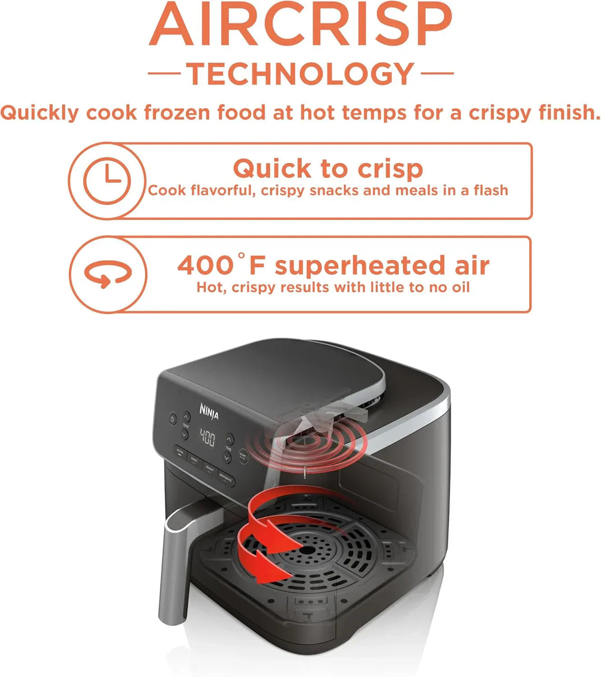 Ninja Air Fryer Pro XL 6-in-1, 6.5 QT Capacity - MaxCrisp