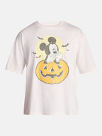 Mickey Mouse Pumpkin Men's and Big Men's Halloween Graphic Tee, Sizes XS-5XL