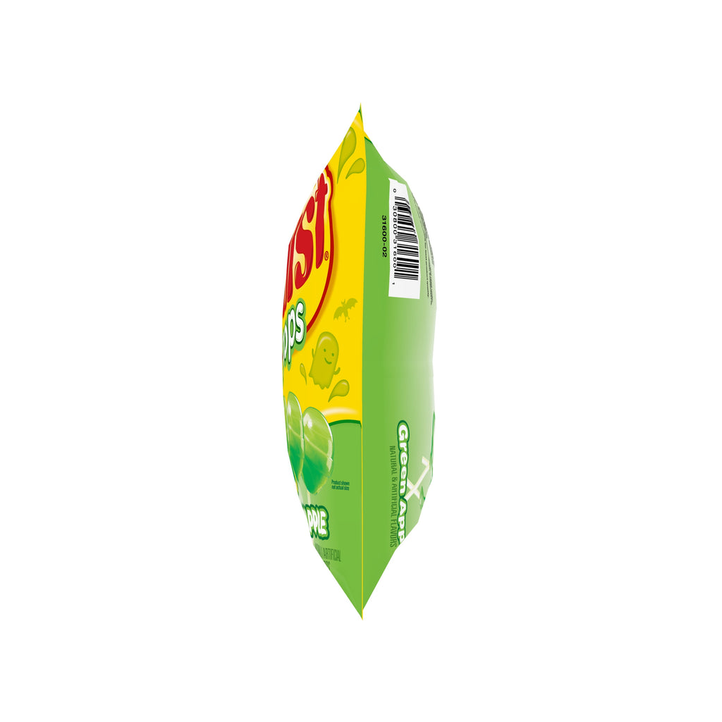 STARBURST Filled Green Apple Lollipops Halloween Hard Party Candy Suckers 9.6 oz. Lay Down Bag