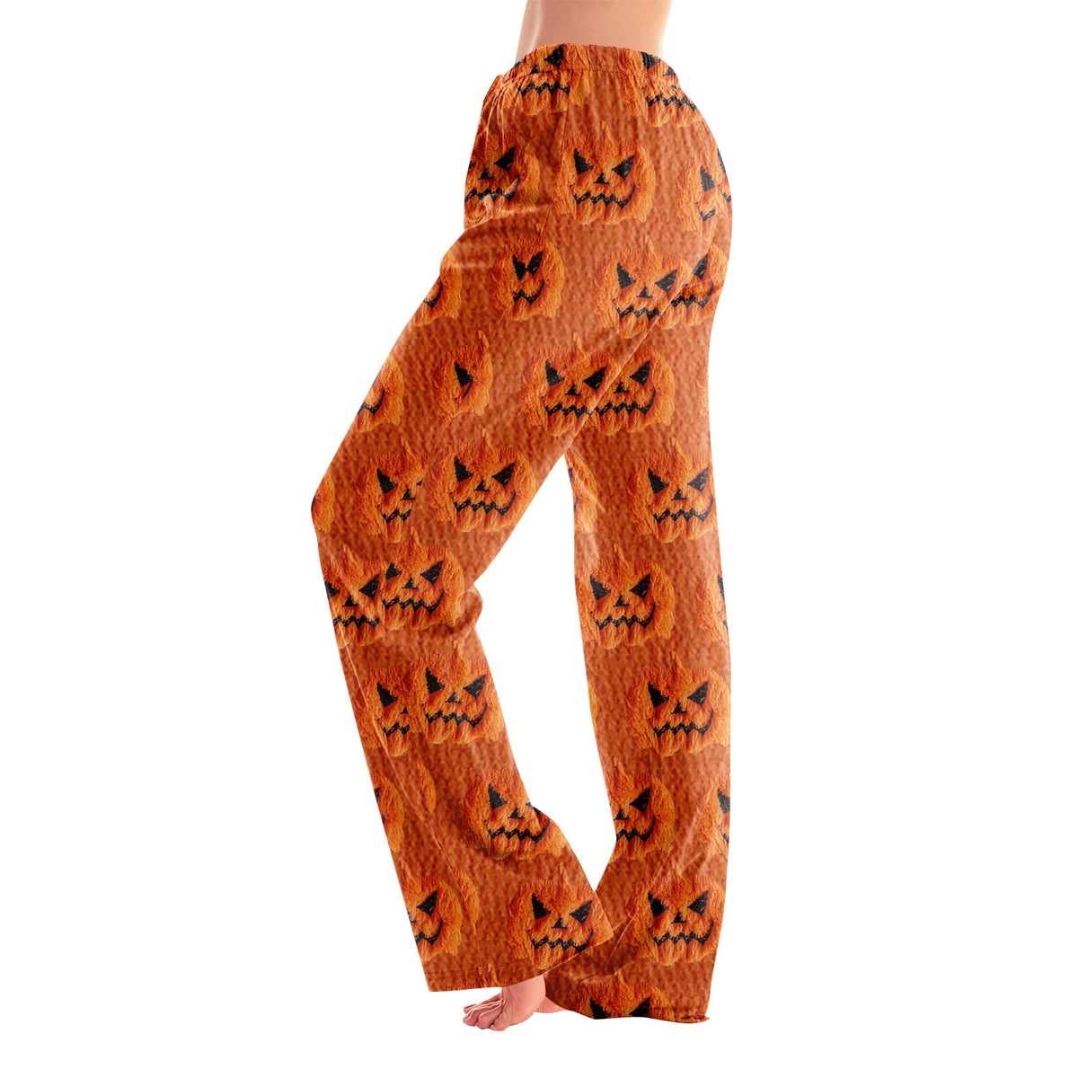 Hearthz Halloween Flannel Pajama Pants Women Plush Fuzzy Pajama Pants for Women Plaid Warm Cozy Pj Bottoms Lounge Pants Flannel Pants for Women