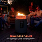 Ninja Fireside360 Outdoor Heater & Fire Pit, 3 Modes - OF101BK