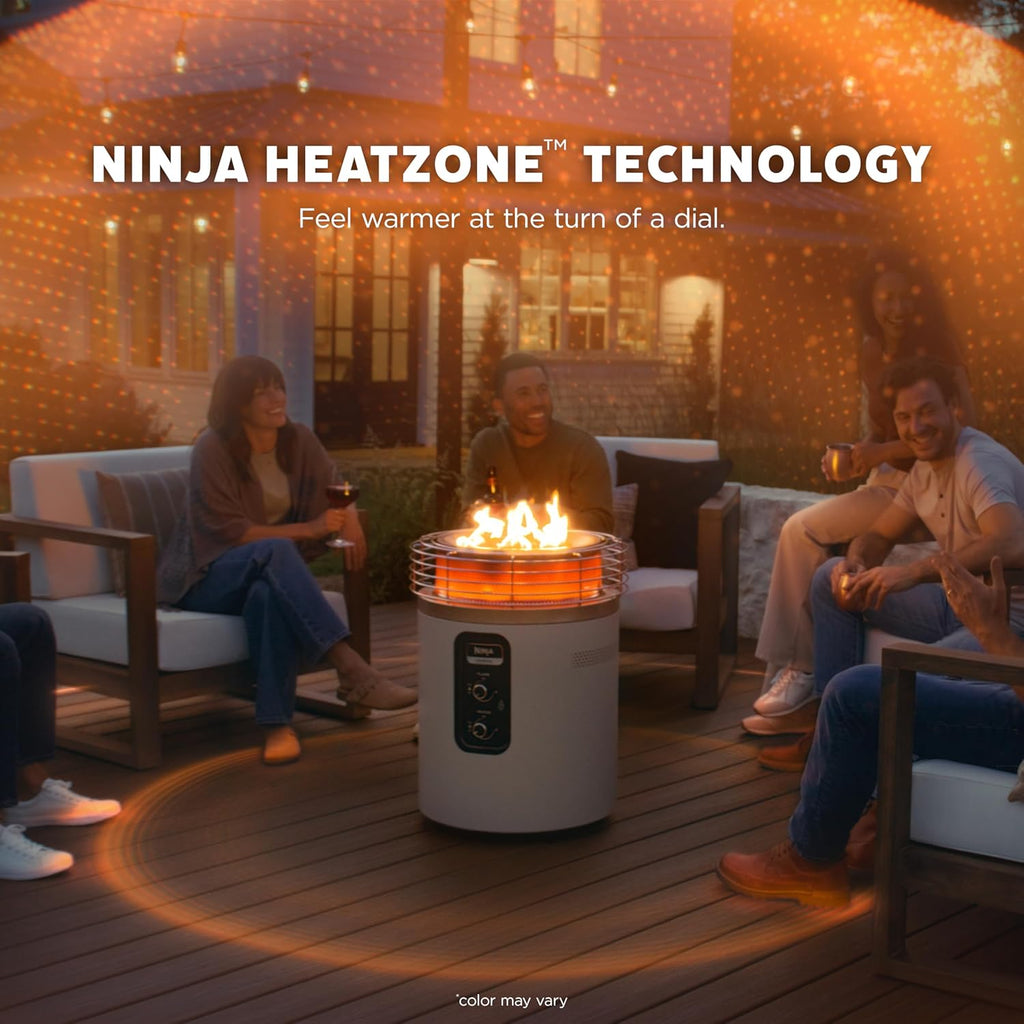 Ninja Fireside360 Outdoor Heater & Fire Pit, 3 Modes - OF101BK