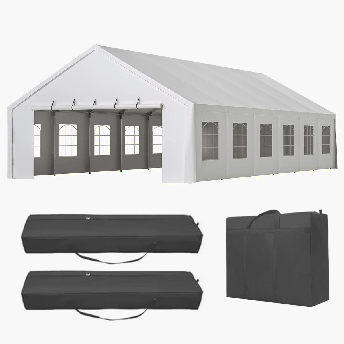20x40 FT Heavy-Duty Party Tent With 3 Storage Bags