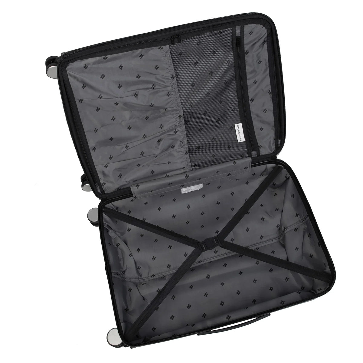 it luggage Legion 28 in Hardside Checked 8 Wheel Expandable Spinner Luggage, Asphalt Black