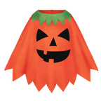 Joyfy Women Pumpkin Poncho Costume Adult, Pumpkin Costume Halloween Costumes for Women Fancy Dress Cosplay