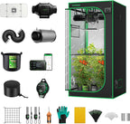 VIVOSUN Smart Grow Tent System Kit, 24x24x48 in, 100W LED, WiFi-Integrated - GIY GrowHub E42A