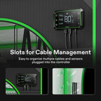 VIVOSUN Smart Grow Tent System Kit, 24x24x48 in, 100W LED, WiFi-Integrated - GIY GrowHub E42A
