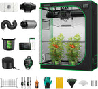VIVOSUN Smart Grow Tent System Kit, 24x24x48 in, 100W LED, WiFi-Integrated - GIY GrowHub E42A
