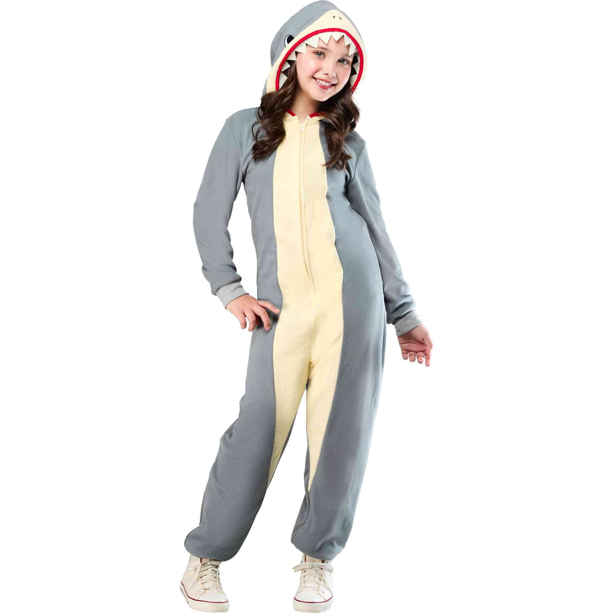 Shark Jumpsuit Halloween Costume for Children, Boys' Size S (6/8), by Way to Celebrate