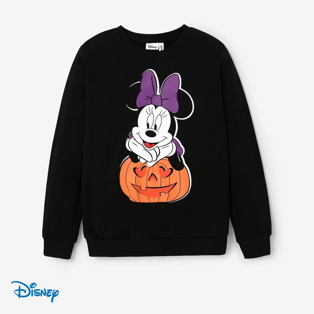 Disney Mickey Mouse Boys Graphic Sweatshirts Halloween Pumpkin Family Matching Outfits Pullover Tops