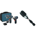 BOSCH 12V Max Cordless Drill/Driver And Impact Driver Combo Kit With 2 Batteries, Charger And Case - CLPK22-120