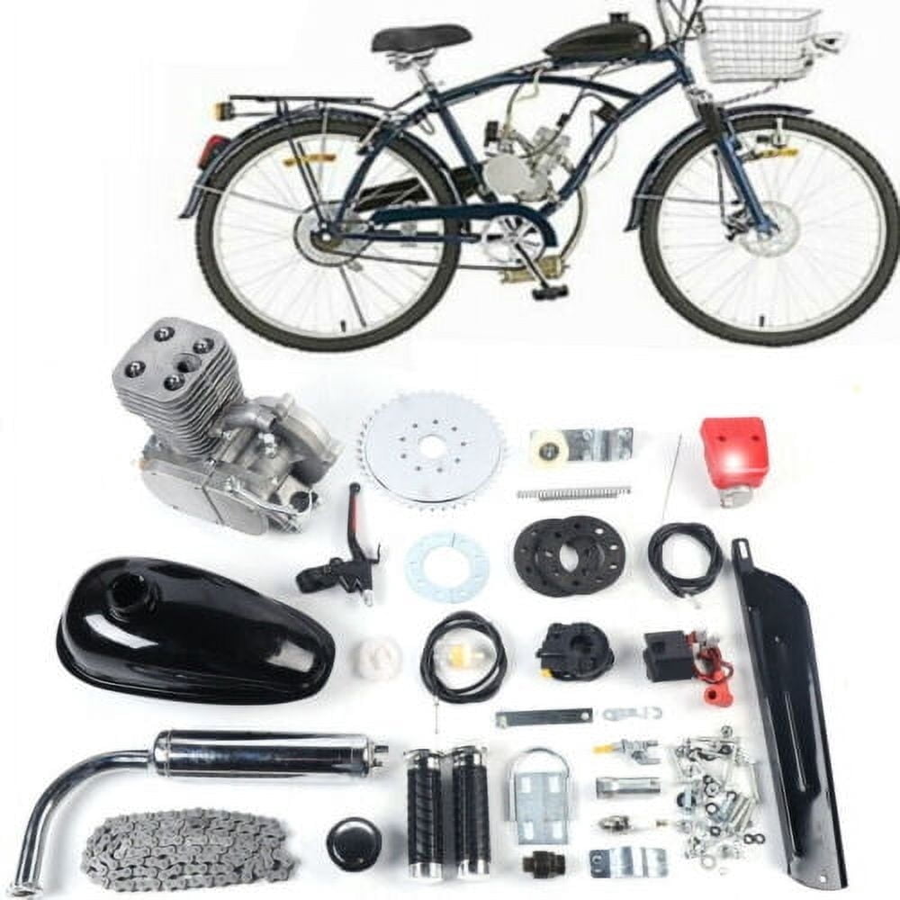 2-Stroke 100cc Bicycle Motor Kit Bike Motorized Petrol Gas Engine Set CDI