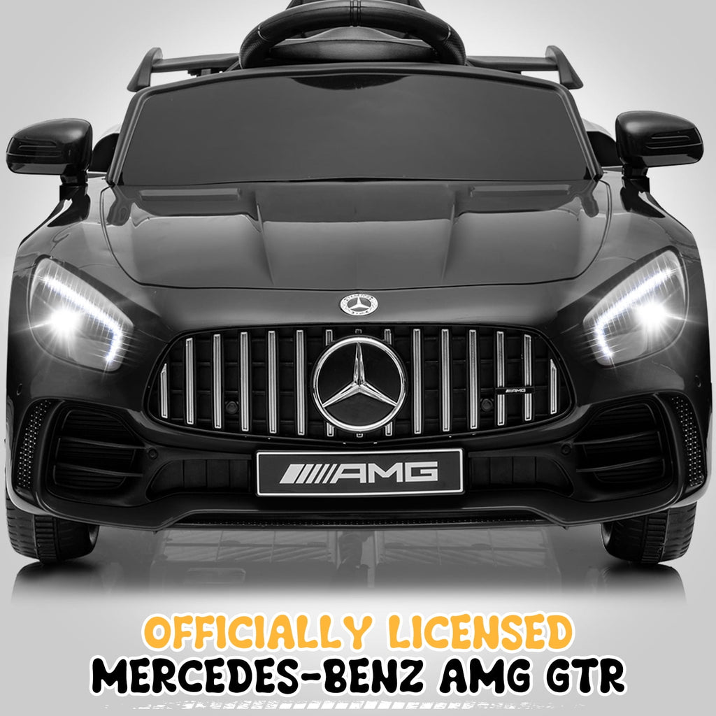 UBesGoo 12V Licensed Mercedes-Benz Electric Ride On Cars Toys for Kids, Power Wheels with Parent Remote Control, Black