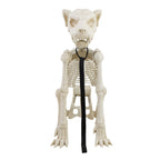 Way To Celebrate Animated Skeleton Dog Halloween Decoration, Beige, 60 in