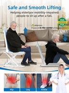 PPOLB Electric Chair Lift For Elderly, 308 lbs Support, Waterproof, Foldable