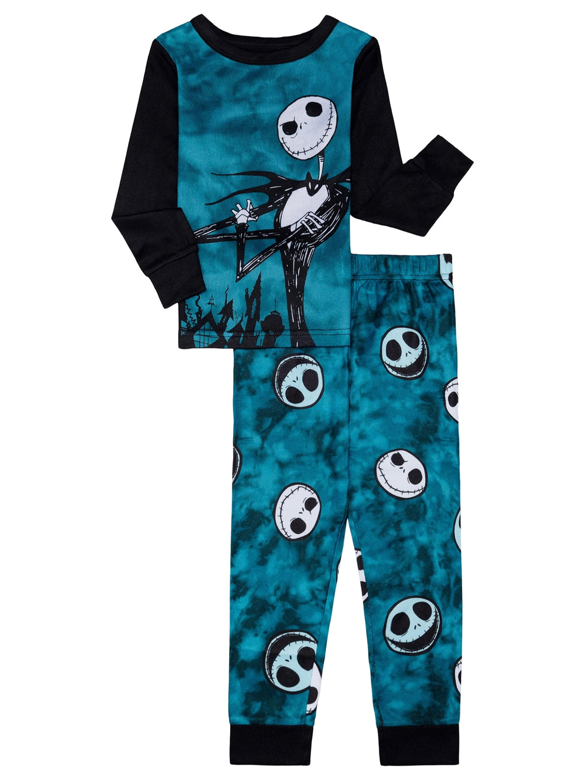 Marvel Boys Halloween Tight Fit Long Sleeve Top and Pant Pajama Set, 2-Piece, Sizes 4-12