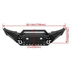 Kojem Front Bumper With Winch Plate, LED Lights And D-Rings For 2005-2015 Toyota Tacoma - LYAM-516-1A+LYAM-516-1B