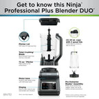 Ninja 1500 W 72 oz Blender, Black - BN751
