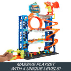 Hot Wheels City Ultimate Garage Playset With 2 Die-Cast Cars, Storage For 50+ Cars, Child Age 4-8