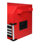 Milwaukee High Capacity 56 in 18-Drawer Steel Tool Chest And Cabinet Combo - Red And Black