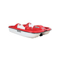 Pelican Sport Monaco Adjustable 5 Seat Pedal Boat, Red/White - MONACO