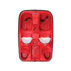 Pelican Sport Monaco Adjustable 5 Seat Pedal Boat, Red/White - MONACO