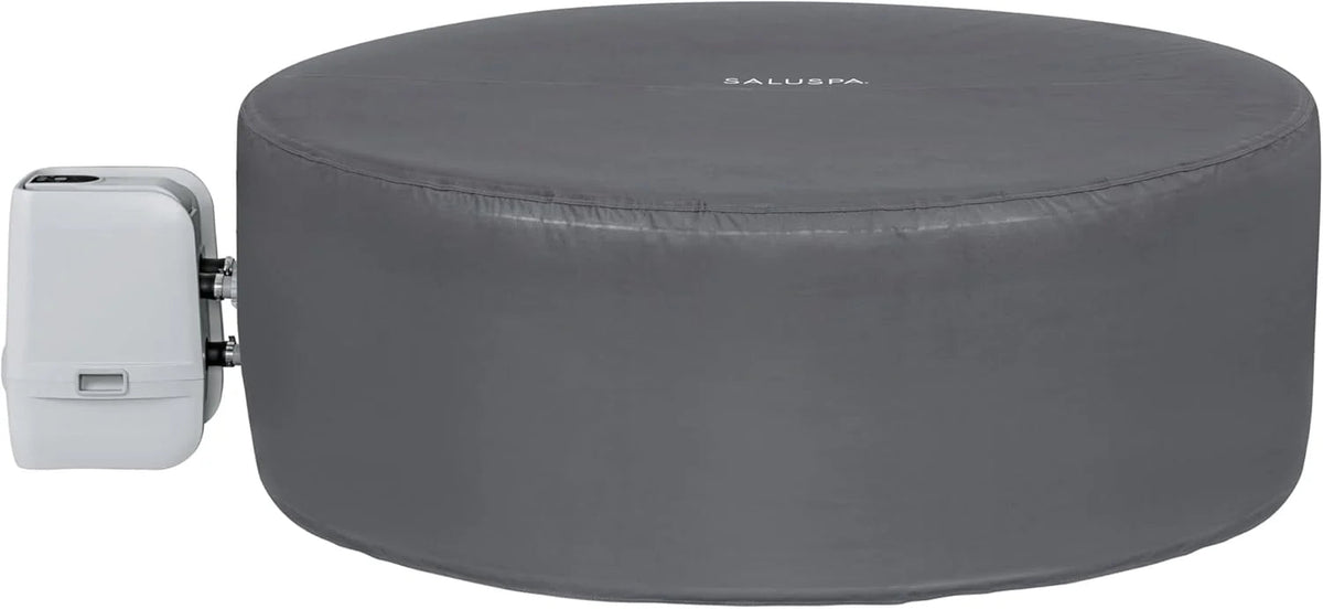 Bestway SaluSpa Miami Inflatable Hot Tub Spa, 71 x 26 in, 2-4 Person, Black - 60104E