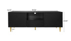 GeeHome TV Stand With Solid Iron Feet