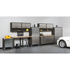 Seville Classics UltraHD 2-Door Rolling Cabinet, 28 in W x 18 in D x 34.5 in H