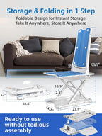 PPOLB Electric Chair Lift For Elderly, 308 lbs Support, Waterproof, Foldable